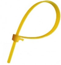 Стяжка кабельная многоразовая жёлтая